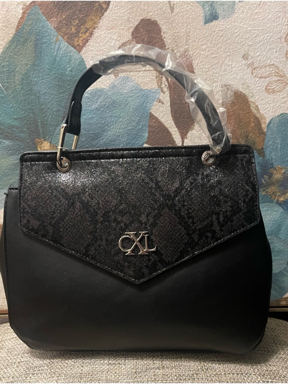 Christian Lacroix Sable Prism Python Satchel. NWT